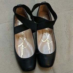 Jessica Simpson Mandalay Size 5 black ballet flats